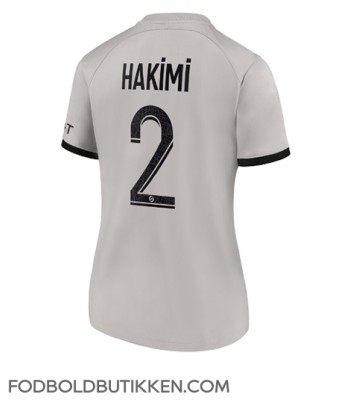 Paris Saint-Germain Achraf Hakimi #2 Udebanetrøje Dame 2022-23 Kortærmet
